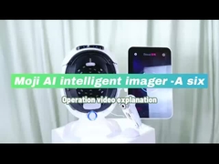 Salon piękności Maszyna do testowania skóry całego twarzy z obsługą wielojęzycznej światła UV / RGB / PL